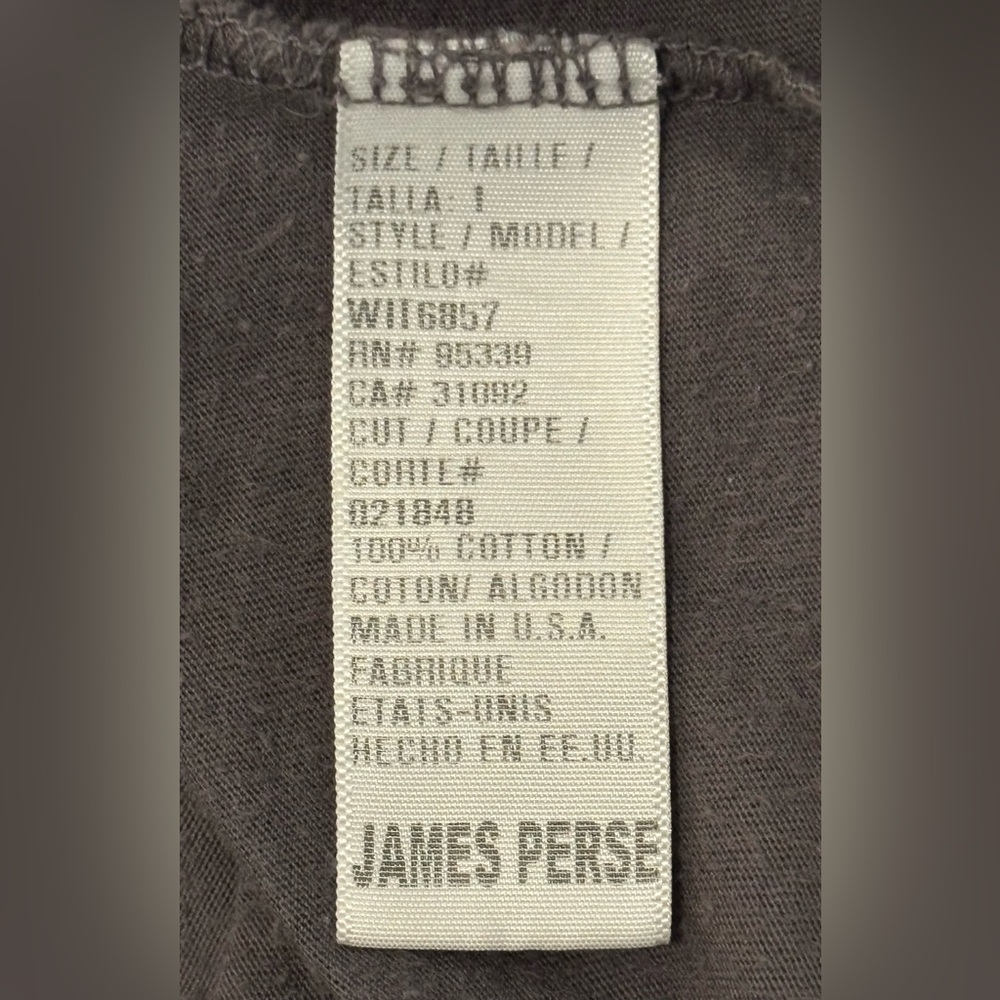 James Perse Gray Knit Stretch V Neck Sleeveless Long Dress Size 1 *Flaw* - Picture 8 of 8